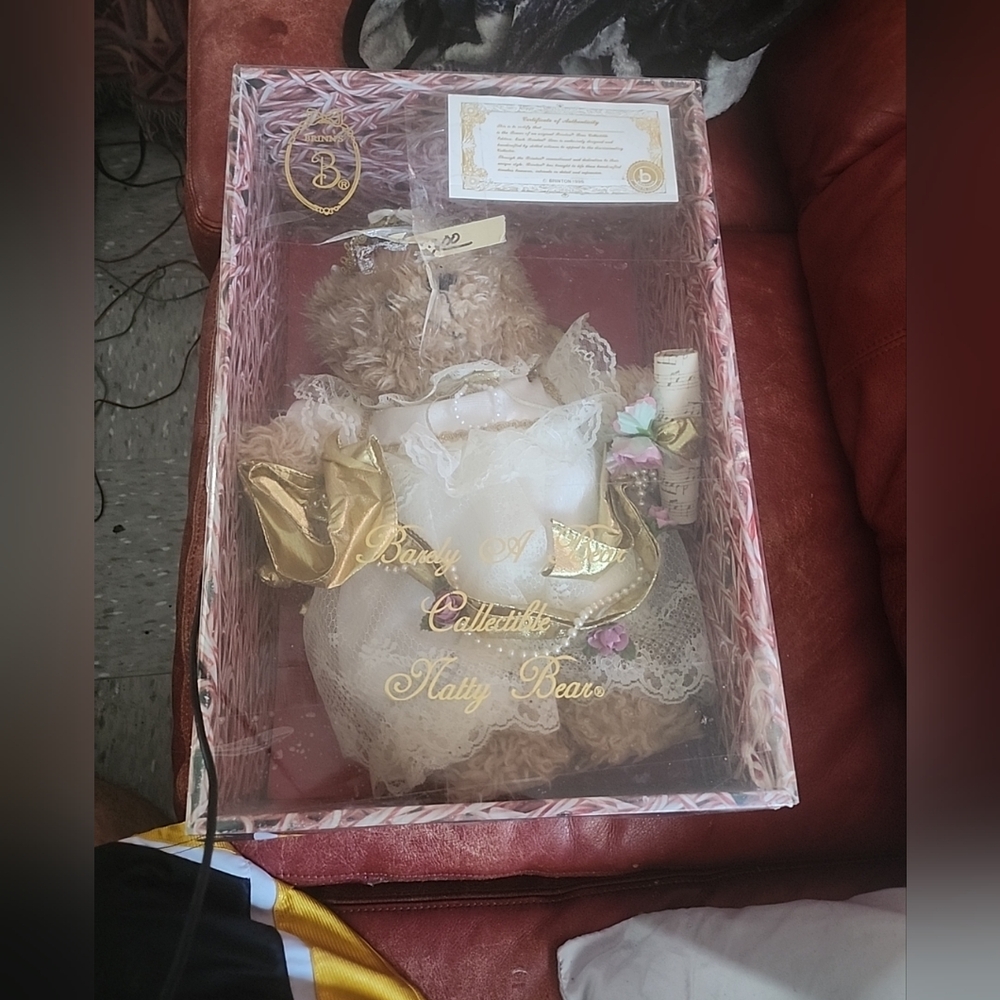 Brinton Brinn's Christmas Angel Natty Bear HAND CRAFTED